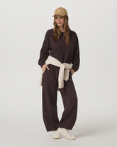 Sedona Seams Crew Women's French Roast Sweatshirt | Vuori shop