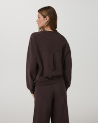 Sedona Seams Crew Women's French Roast Sweatshirt | Vuori shop
