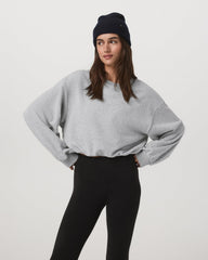 Sedona Bubble Crew Women's Light Heather Grey Crewneck | Vuori sale