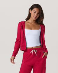 Halo Mini FZ Hoodie Women's Strawberry Heather Hoodie | Vuori online