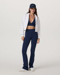 Restore Mini Full Zip Hoodie Women's White Jacket | Vuori outlet