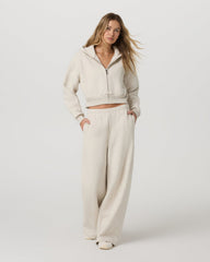 Restore Mini Full Zip Hoodie Bone Heather Jacket | Vuori sale