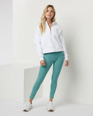 Restore Half Zip Hoodie Women's White Hoodie | Vuori online