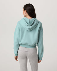 Restore Mini Full Zip Hoodie Women's Sea Spray Jacket | Vuori for sale