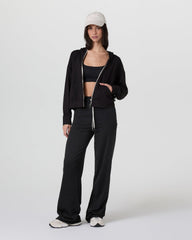 Halo Modern Full Zip Hoodie Solid Black | Vuori sale