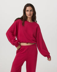Sedona Bubble Crew Women's Strawberry Pullover Crewneck | Vuori outlet