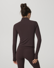 Vuori AllTheForm™ Fitness Jacket Women's French Roast Jacket | Vuori onsale