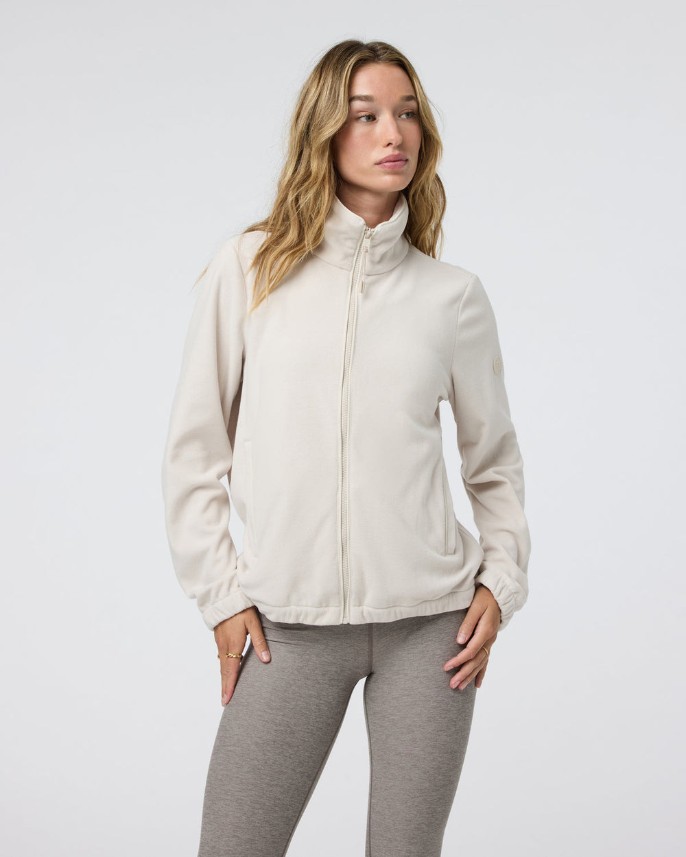 Women's Aspen Full Zip Dune Fleece Pullover | Vuori sale