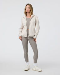 Women's Aspen Full Zip Dune Fleece Pullover | Vuori sale