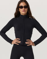 Vuori AllTheFeels™ Full Zip Women's Black Fitness Jacket | Vuori sale