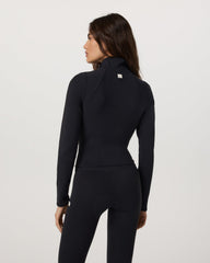 Vuori AllTheFeels™ Full Zip Women's Black Fitness Jacket | Vuori sale