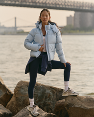 Alta Down Jacket Women's Crystal Blue Puffer Jacket | Vuori sale