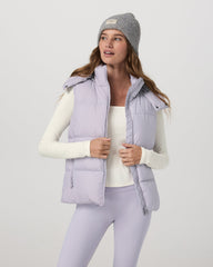 Alta Down Vest Women's Lavender Ice Sleeveless Vest | Vuori shop