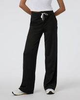 Halo Essential Wideleg - Long Black Heather | Vuori online