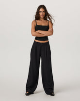 Trestles Twill Wideleg Women's Black Trouser Pants | Vuori online