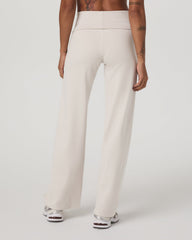Granite Foldover Straight Leg Women's Oatmeal Heather Pant | Vuori shop
