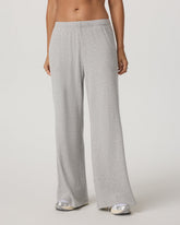 Waffle Wideleg Pant - Short Women's Light Grey Pants | Vuori for sale
