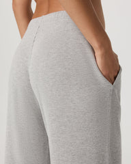 Waffle Wideleg Pant - Short Women's Light Grey Pants | Vuori for sale