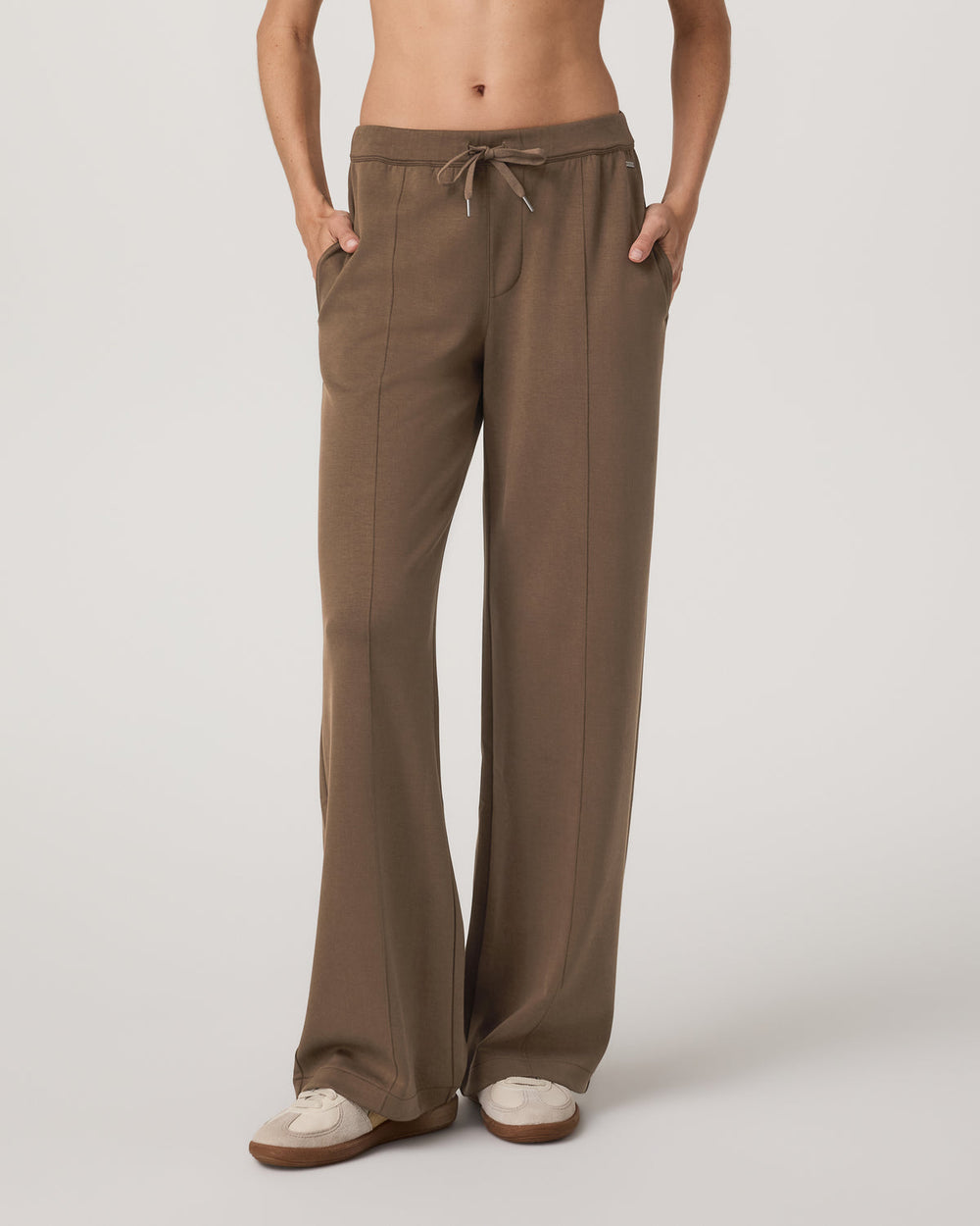 Compose Wideleg Pant Espresso Mid-High Rise Pants | Vuori for sale