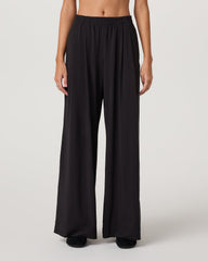 Villa Vibes Wideleg Women's Black Ultra-Wide Leg Pants | Vuori outlet