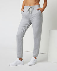 Granite Performance Jogger Light Heather Grey | Vuori for sale