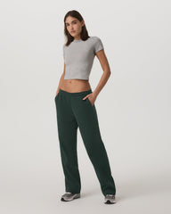 Women's Restore Straight Leg Sweatpant - Long Evergreen | Vuori sale