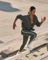 Vuori AllTheFeels™ Corset Legging Women's Agate Green Leggings | Vuori online