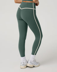 Vuori AllTheFeels™ Corset Legging Women's Agate Green Leggings | Vuori online