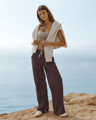 Halo Essential Wideleg Pant Java Heather | Vuori for sale