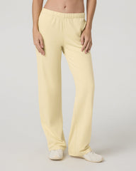 Women's Halo Modern Straight Leg Pant Lemon Snap Heather | Vuori for sale