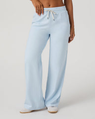 Halo Essential Wideleg - Short Soft Sky Heather Pants | Vuori discount
