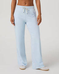 Halo Essential Wideleg - Short Soft Sky Heather Pants | Vuori discount