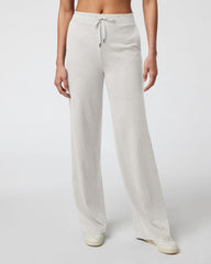 Halo Essential Wideleg - Long Ecru Heather | Vuori shop