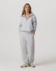 Women's Restore Classic Sweatpant - Short Pale Grey | Vuori discount