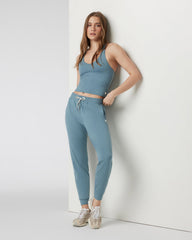 Performance Jogger - Long Smoke Blue Heather | Vuori sale