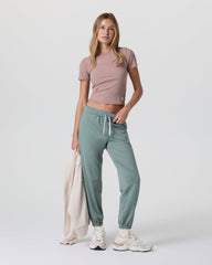 Boyfriend Sweatpant Vintage Pistachio Heather | Vuori for sale