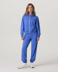 Halo Modern Sweatpant Women's Bright Iris Heather Pants | Vuori shop