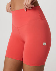 Vuori AllTheForm™ Short 6" Bright Coral Biker Shorts | Vuori online