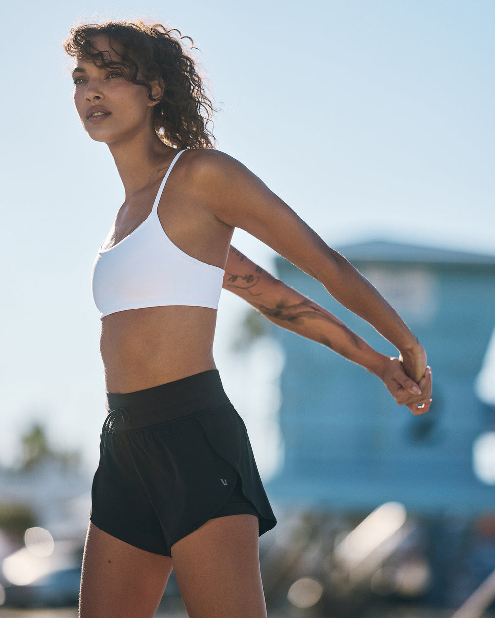 Daily Speed Short 2.5" Women's Black Fitness Shorts | Vuori shop