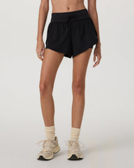 Daily Speed Short 2.5" Women's Black Fitness Shorts | Vuori shop