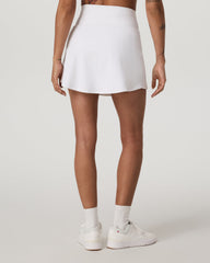 Daily Skirt Long 16" Women's White Performance Skirt | Vuori shop
