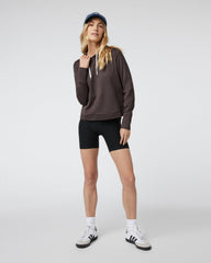 Clean Elevation Shorty Black Heather Biker Shorts | Vuori outlet