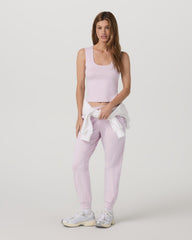 Halo Essential Scoop Tank Lilac Breeze Heather Tank Top | Vuori sale
