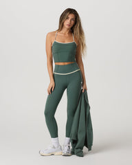 Vuori AllTheFeels™ Corset Tank Women's Agate Green Tank Top | Vuori discount