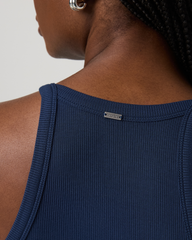 Cove Layering Tank Women's Blue Coast Rib Knit Tank Top | Vuori for sale