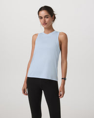 Energy Top - Long Women's Soft Sky Heather Tank Top | Vuori online