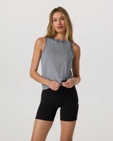 Energy Top Women's Heather Grey Tank Top | Vuori shop