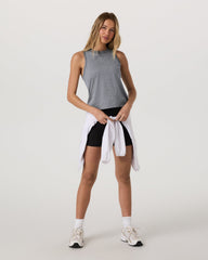 Energy Top Women's Heather Grey Tank Top | Vuori shop