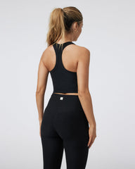Elevation Racerback Tank Black Heather | Vuori online