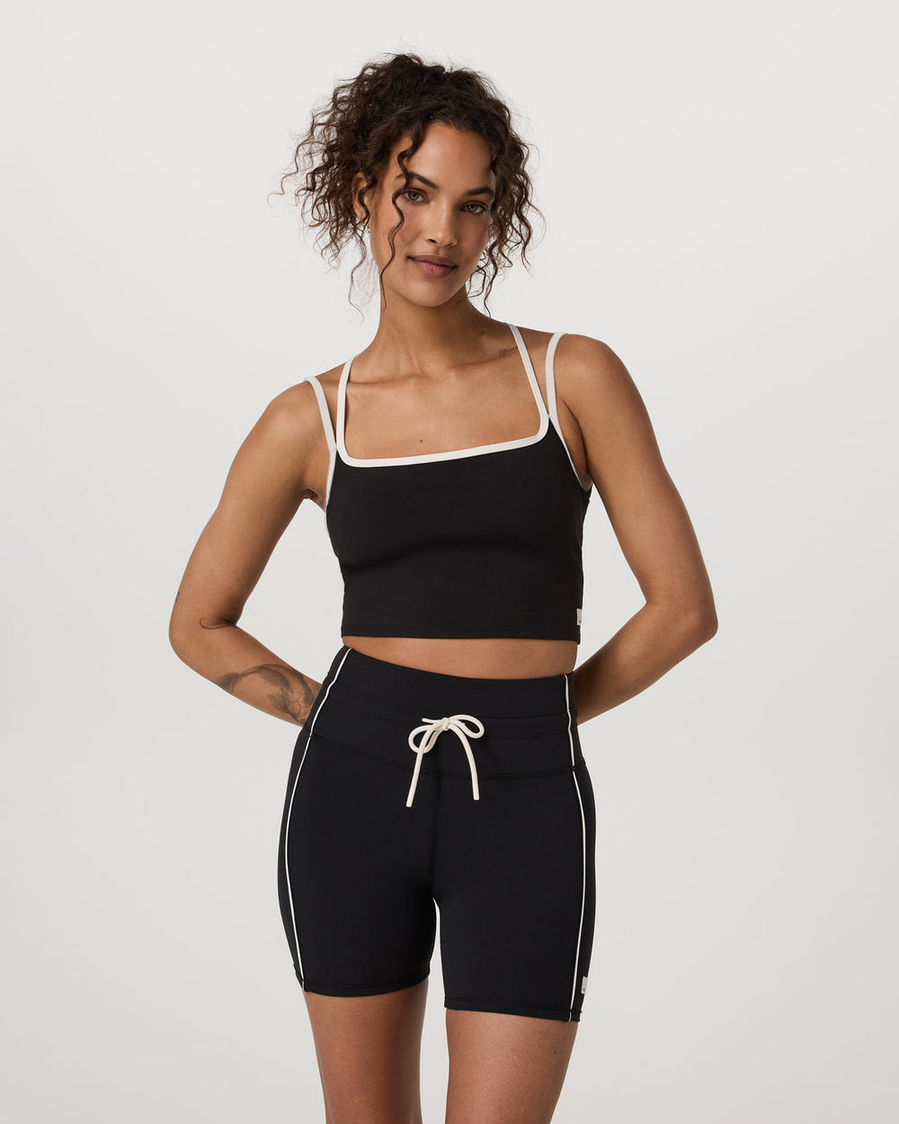 Daily Layered Tank Women's Black Performance Top | Vuori shop